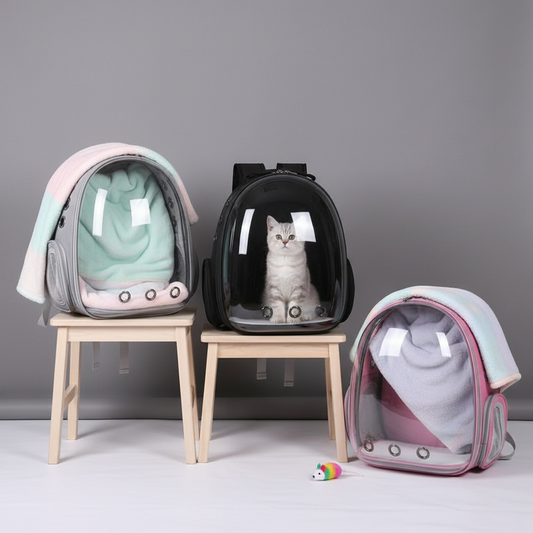 🐾 Sac à Dos Capsule Spatiale Transparent – Pet Living