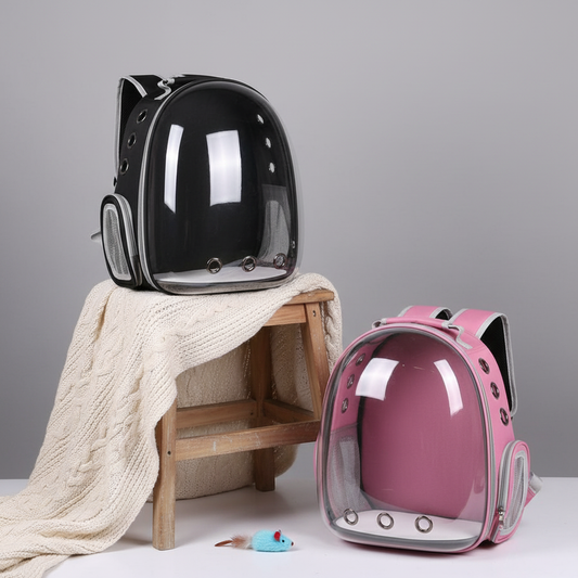 🐾 Sac à Dos Capsule Spatiale Transparent – Pet Living